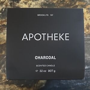 Apotheke Charcoal Scented Candle - Black